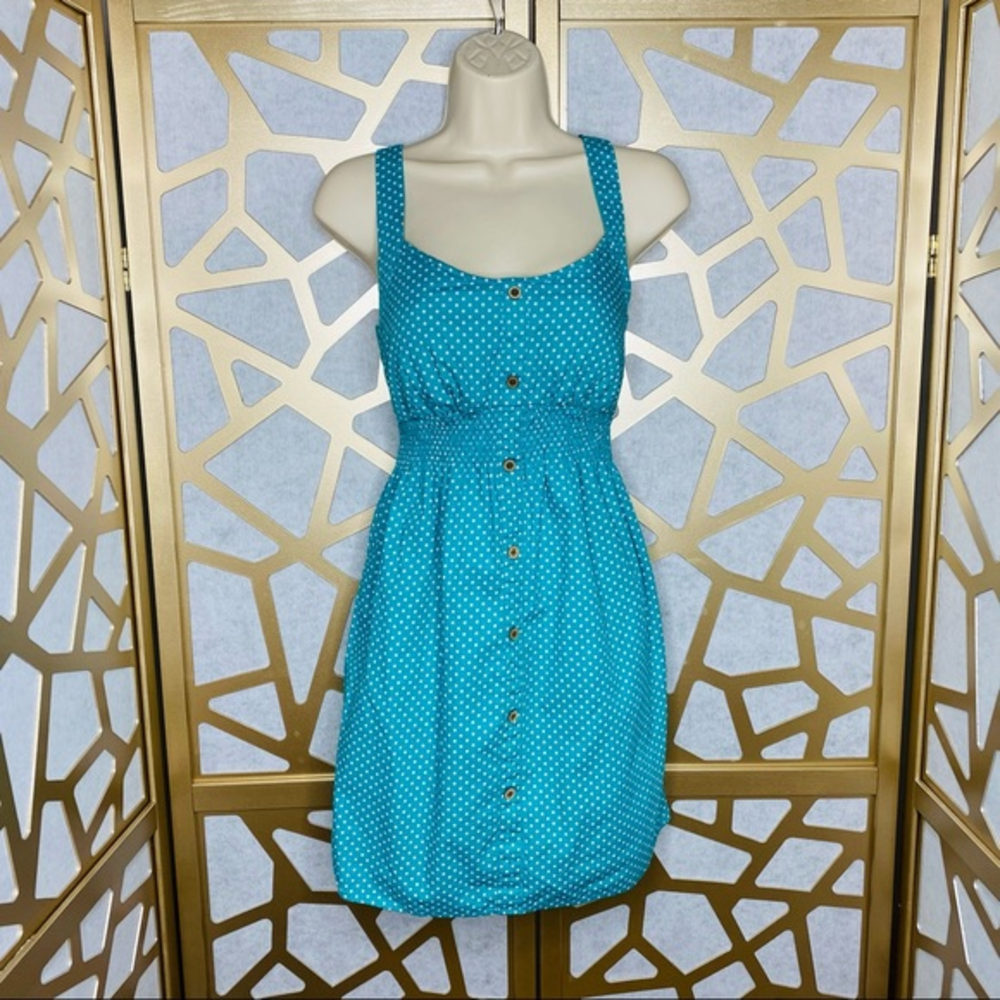 Polka Dot Button‎ Dress